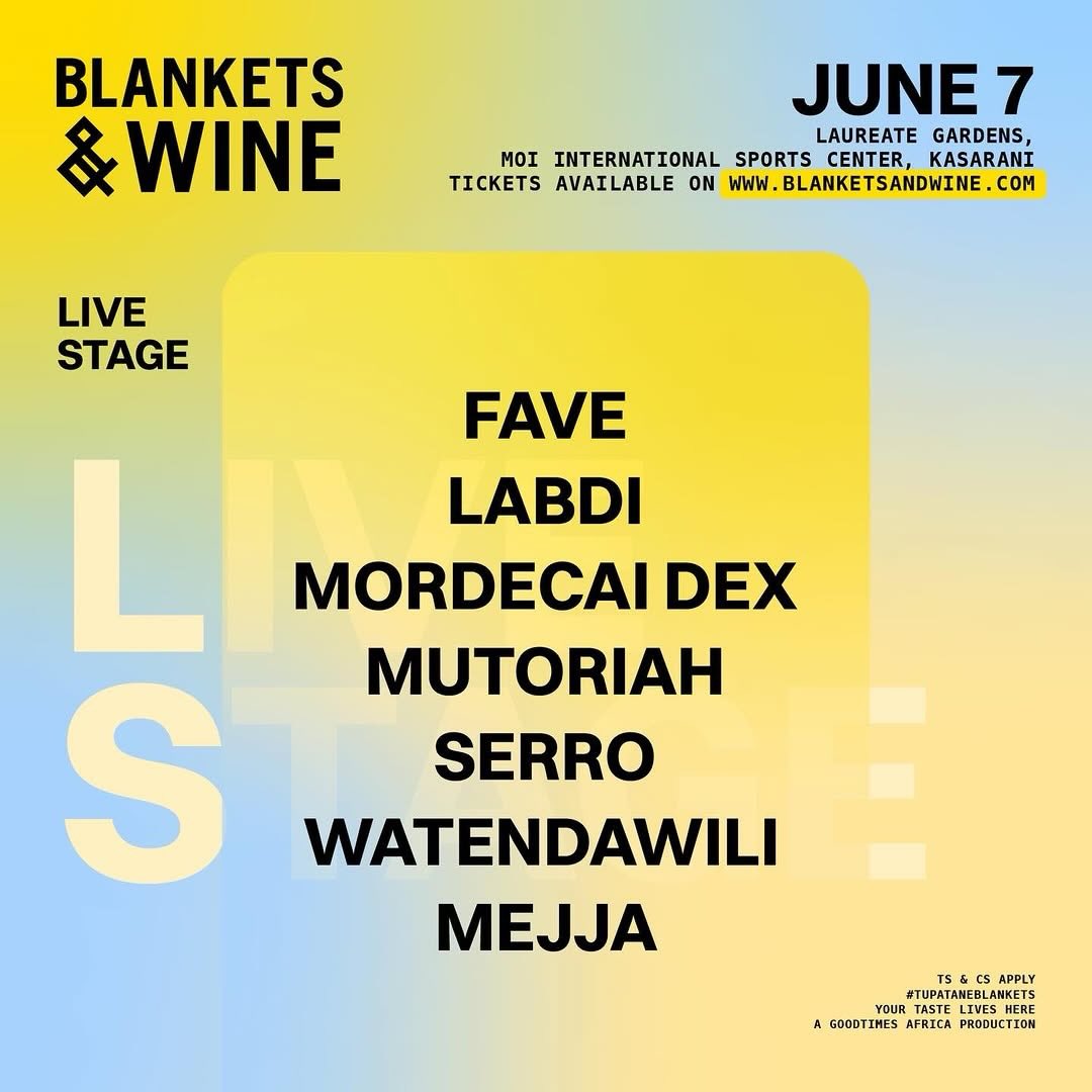 anyikopr's tweet image. We are locked to Fave’s music and can’t wait to see her live performance at the June edition of @blanketsandwine . Get your tickets via kenya.blanketsandwine.com! 🔥

#Fave #BlanketsAndWine #AnyikoPR #BaddestPRTeam
7/7