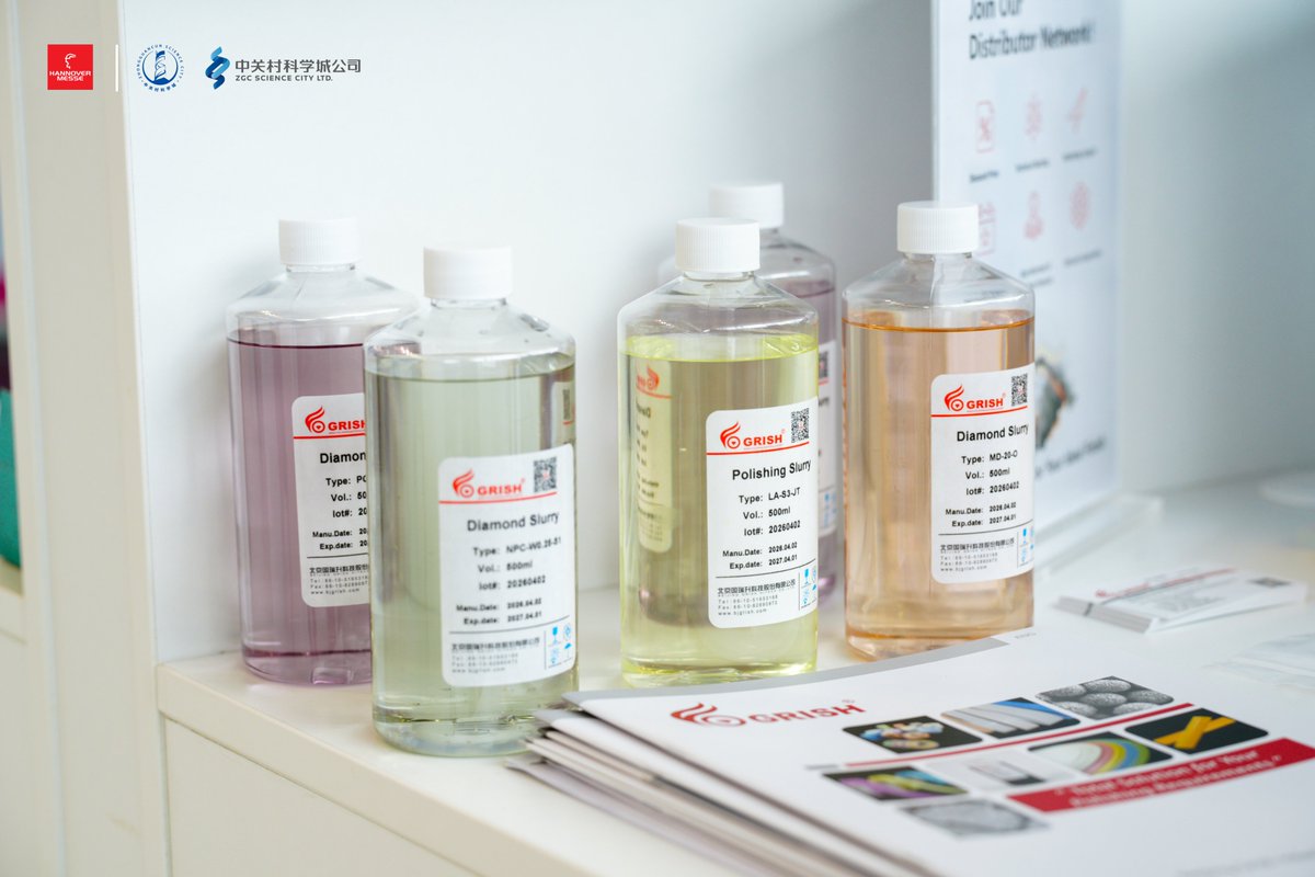 Bjgrish's tweet image. Day 3 at HANNOVER MESSE 2026 and the GRISH team is still going strong! 

📅 April 20-24, 2026
📍 Messegelände, D 30521 Hannover, Germany
🎪 Booth: Hall 26, Stand C10

See you at the booth! 💎

#GRISH #HANNOVERMESSE2026 #Day3 #PrecisionPolishing