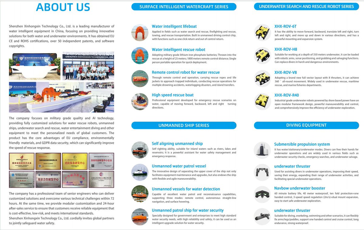 DeliaRamirez73's tweet image. #water rescue equipment
#underwater robot
#water intelligent lifeboat
#remote control robot for water rescue
#Hightspeedrescueboat
#Unmanned Surface Vessel for Water Detection, Patrol and Survey
wechat/whatsapp:+86 18124174370