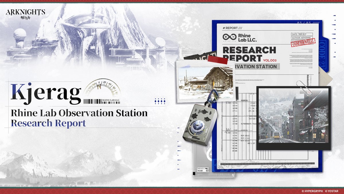 ArknightsEN's tweet image. When the otherworldly visitor first descended upon Terra, the power hidden behind Kjerag fell silent from that moment on. This report, bringing together perspectives from all sides, may yet open a new path toward uncovering what lies concealed.

#Arknights #Yostar