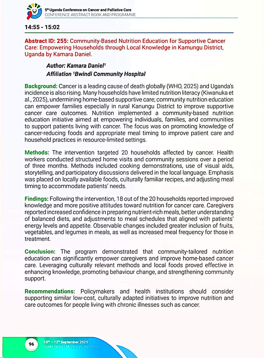 NutritionistKD's tweet photo. Important findings @BwindiHospital where we are advancing #PalliativeCare in Uganda.

In this, we transformed the communities with Nutrition Education and counseling.

We have also ensured the community is Empowered to embrace Nutrition in Palliative Care @PCAUganda .

@AcknowledgeMe__ @ACCESS_UG @aggreykwangz @akenatoday @GovUganda @JanetMuseveni @NinyeTabz @norman_nuwagaba