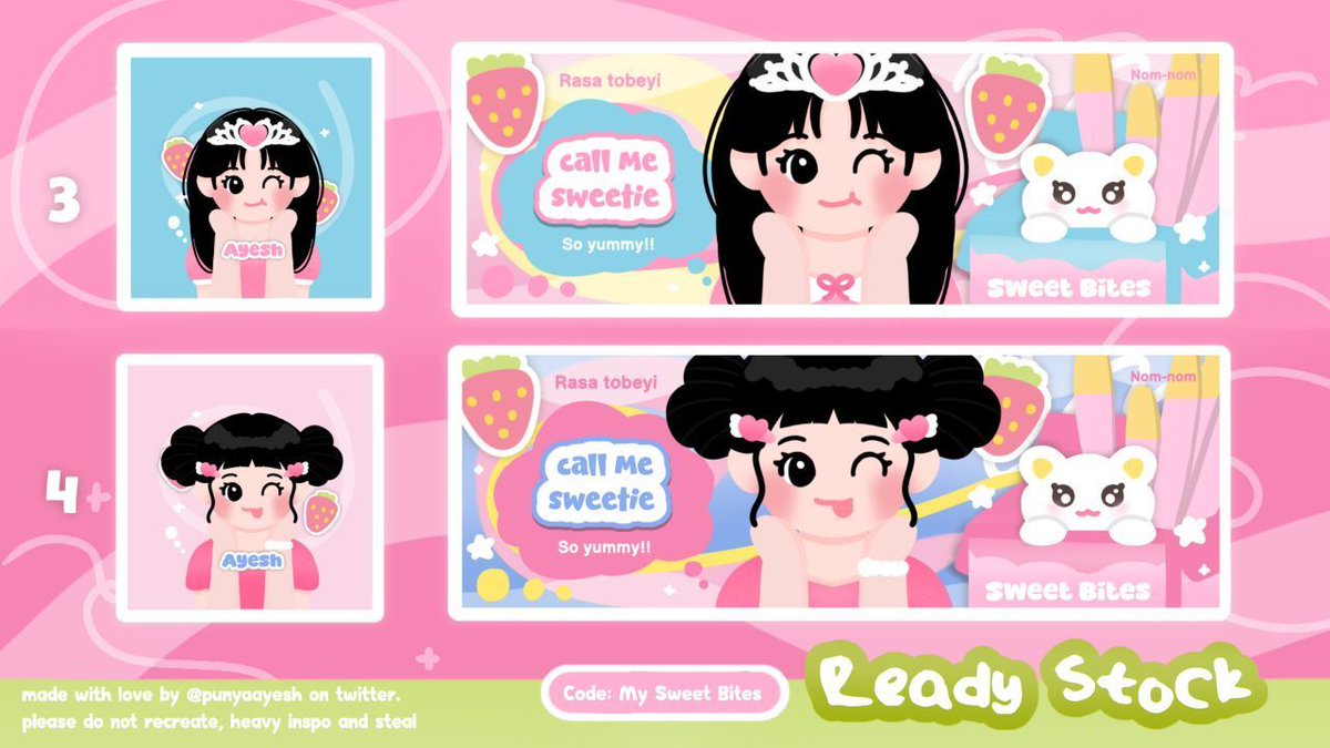 ayesh` layout chibi tweet media