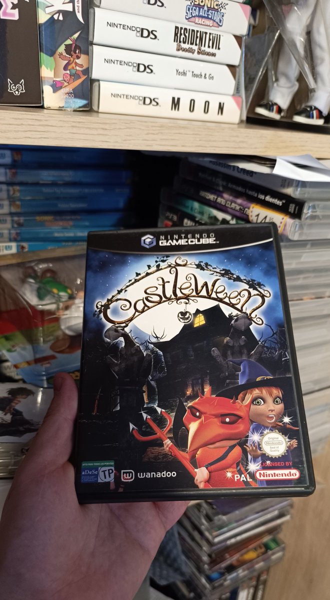 Hace unos días recibí el Castleween de Gamecube. Le tengo muchas ganas.