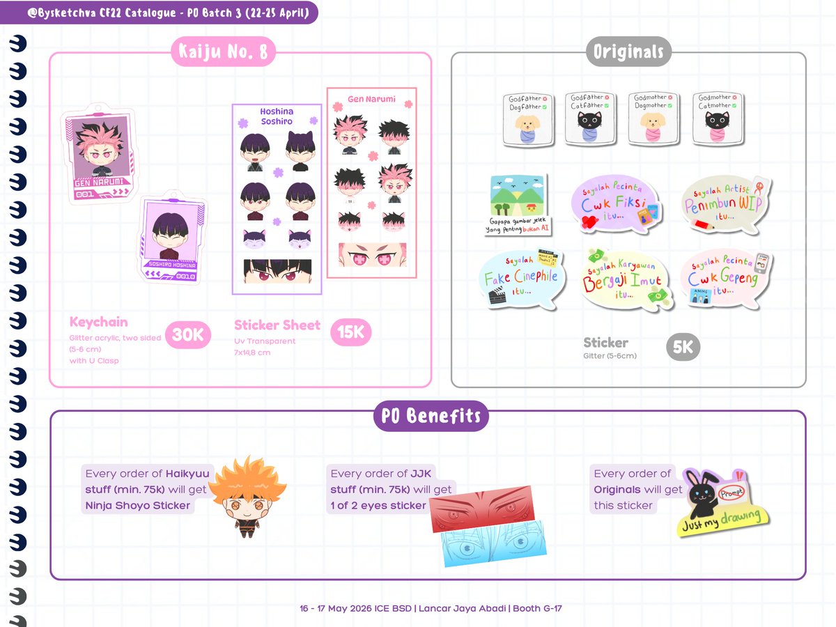 Sketchva | 📌 PO CF22 G-17 tweet media