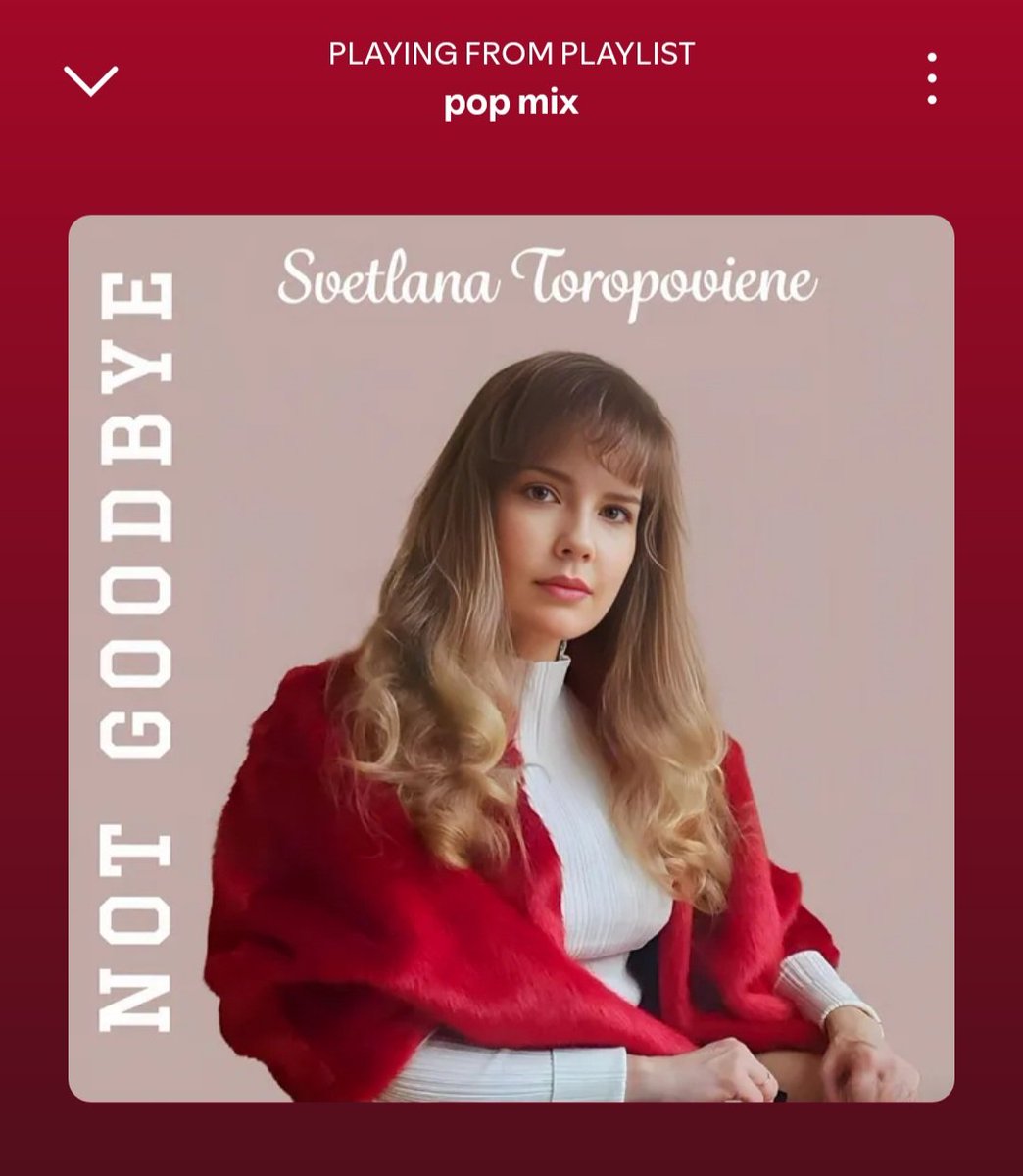 LanaToro21's tweet image. #Gratitude #MusicLovers 

I don't have IG &amp;amp; Tik-Tok but I thank @ nirik for submitting my song "Not Goodbye" to his Playlist "Pop Mix" 🎶❤️‍🔥📀❤️‍🔥🎶

Cool Pop here🔥💯👇💯🔥
open.spotify.com/playlist/5YXNK…