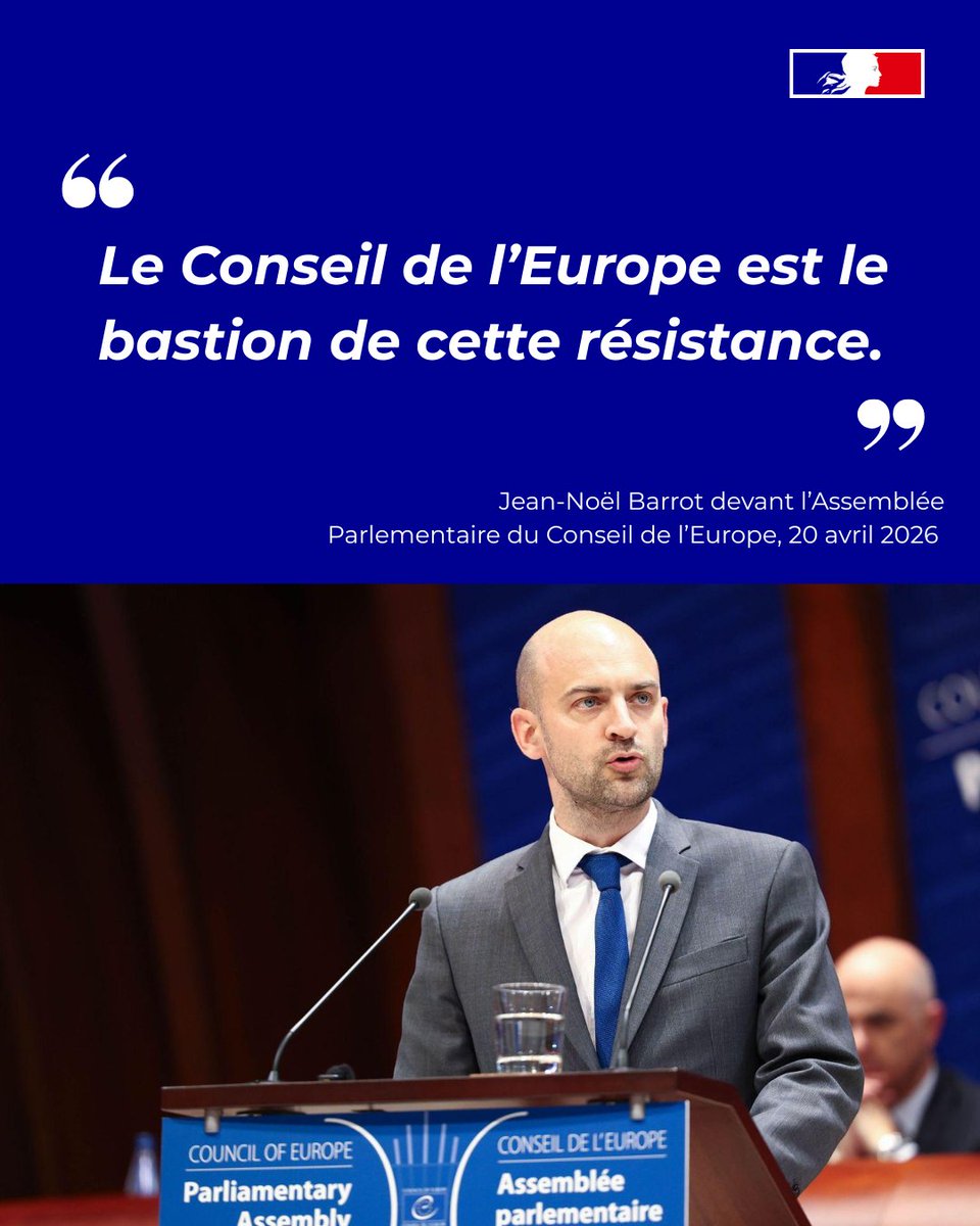 La France au Conseil de l'Europe 🇫🇷 🇪🇺 tweet media