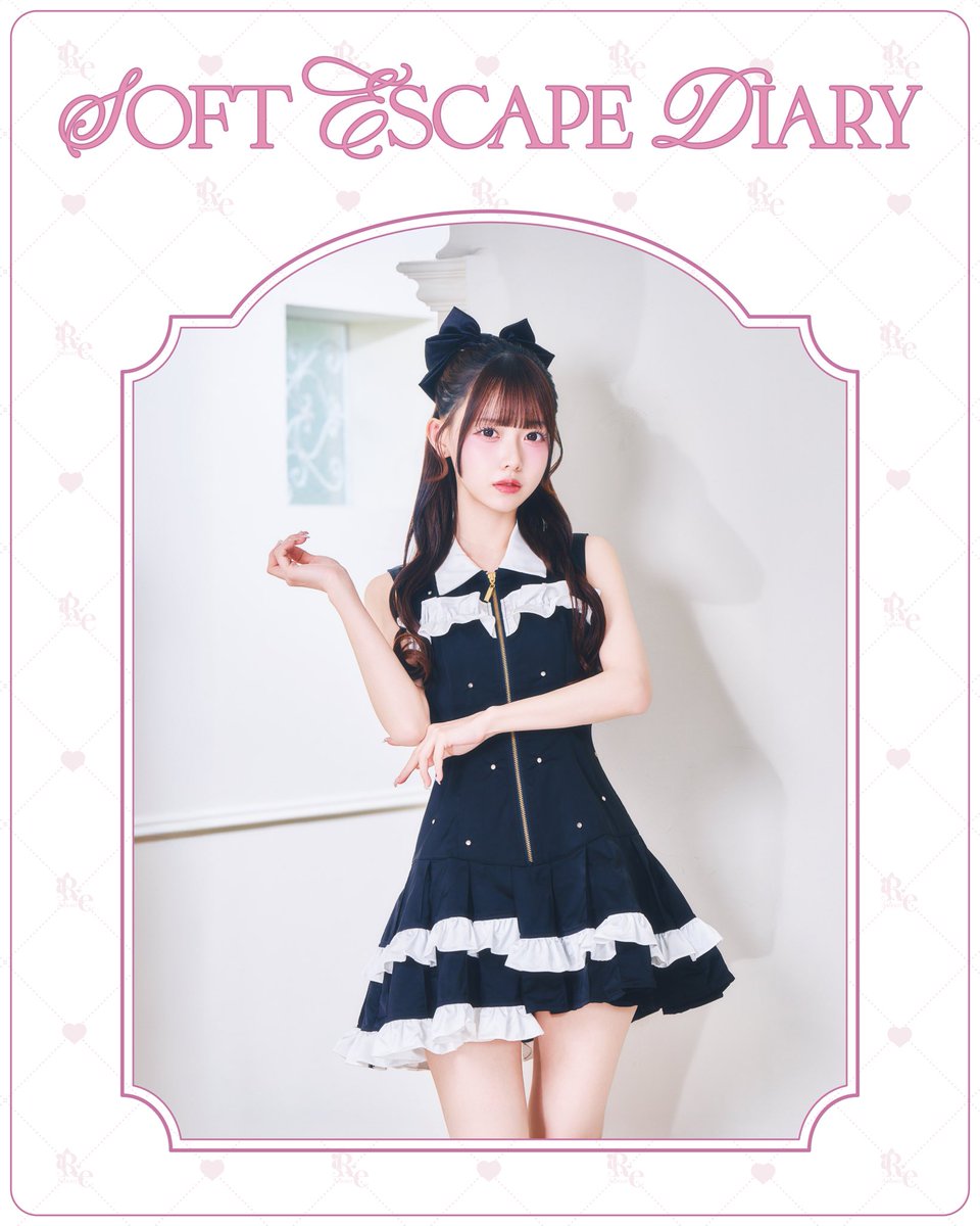 リアムール ナイロンビジューワンピ SS2ndCollection 🎀Soft Escape Diary🎀 【ナイロンビジューワンピ