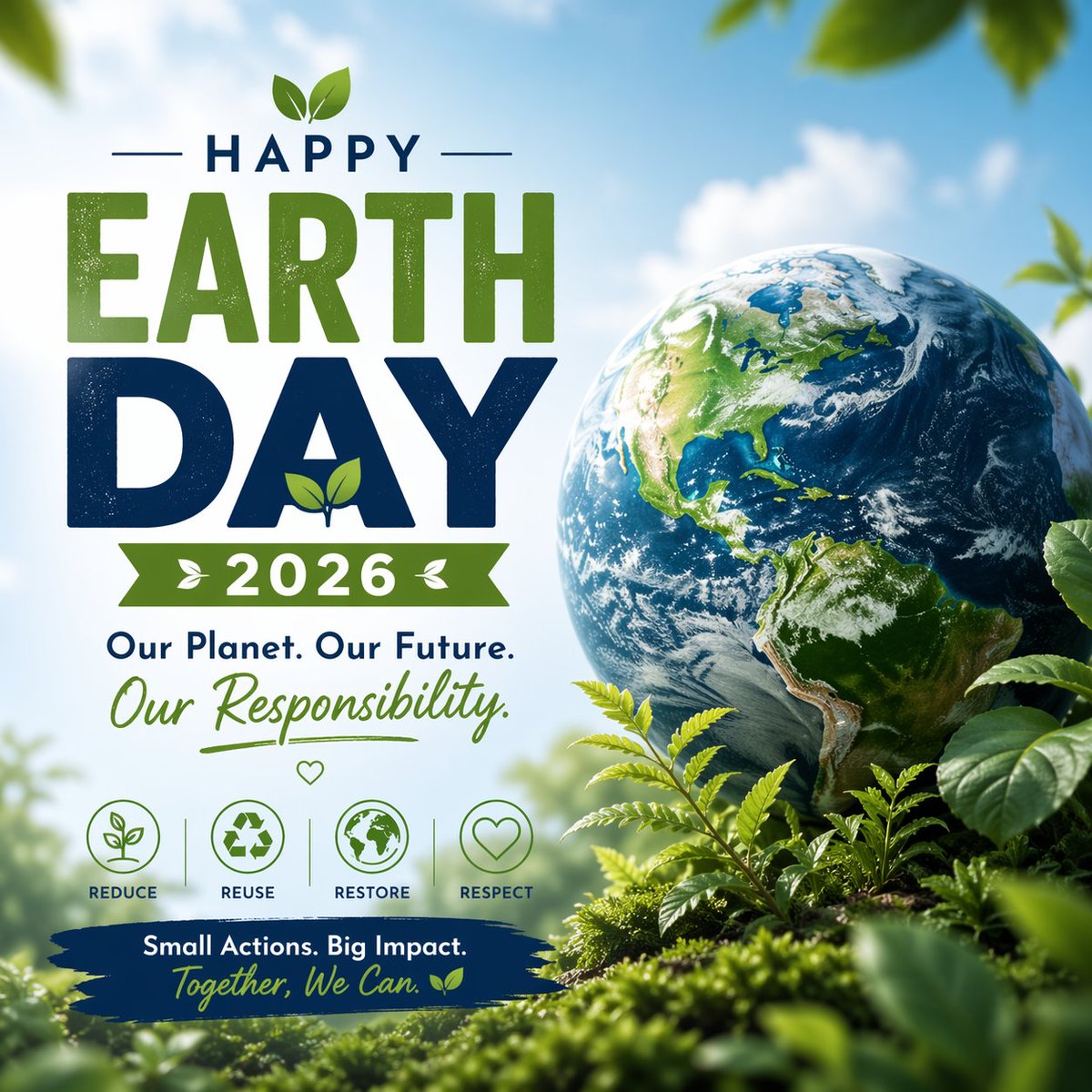 RobGeog's tweet image. Happy Earth Day #Earthday26 Together, we shape the future of our planet. #geography #geographyteacher