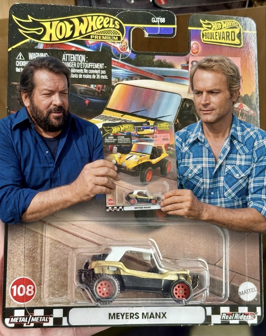 OttoBerndt's tweet photo. Found this #γγγγ¦γ£γΌγ« Dune Buggy at Toys R Us today. Just Β₯600. It will be a perfect addition to my Spencer/Hill Shrine. Shall I paint it in red with yellow roof like in the movie ? π€π
#HotWheels #ZweiWiePechUndSchwefel #DuneBuggy #TerenceHill #BudSpencer #γγγ«γΌ https://t.co/c0QdLpqc44