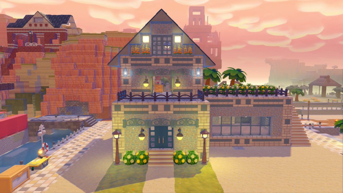 うみべの街で建築している
#NintendoSwitch2 #ぽこポケ #ぽこあポケモン