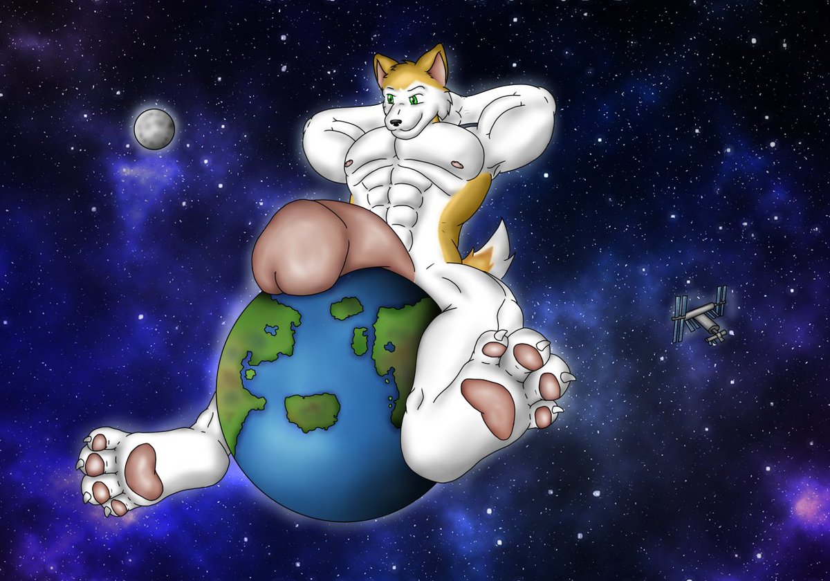 Mat_Husky's tweet photo. Earth day again. Time for some fun with the big blue ball. :p https://t.co/IxUr4pWzui