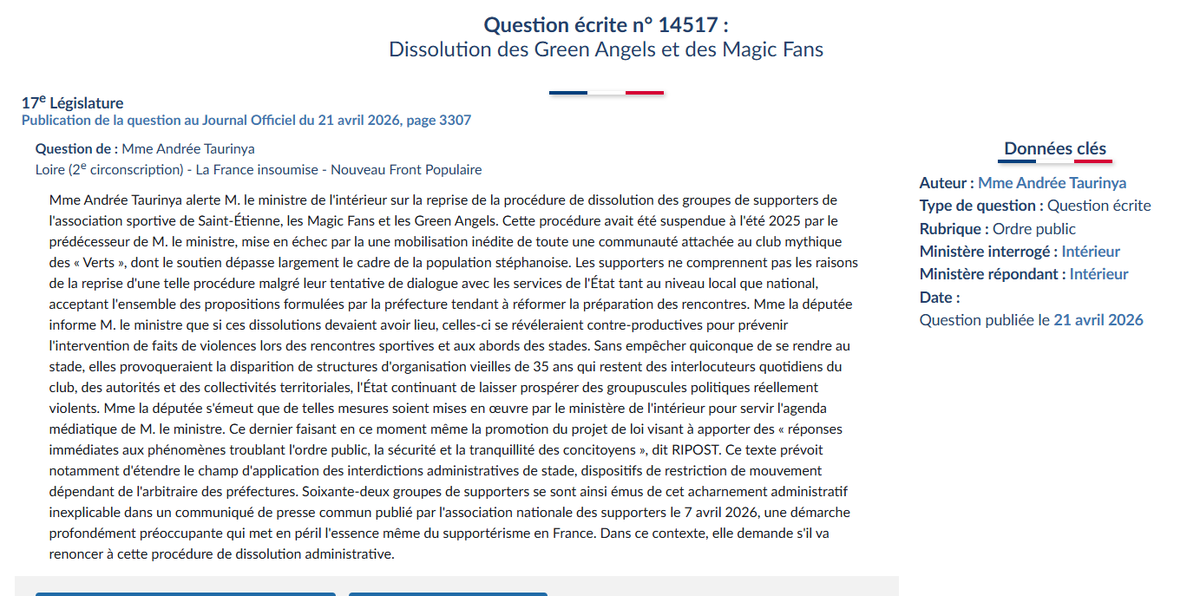 Association de Défense des Supporters Stéphanois tweet media