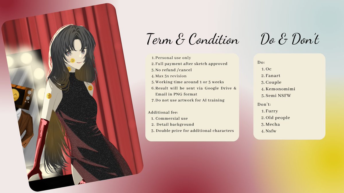 rin || open comms tweet media