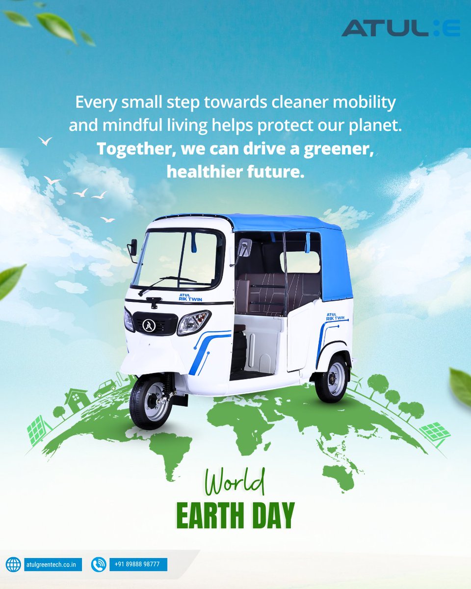 AtulGreentech's tweet photo. This World Earth Day, let’s commit to choices that reduce emissions, save energy, and keep our planet thriving for generations to come.

#AtulGreentech #WorldEarthDay https://t.co/ydERnptZBo