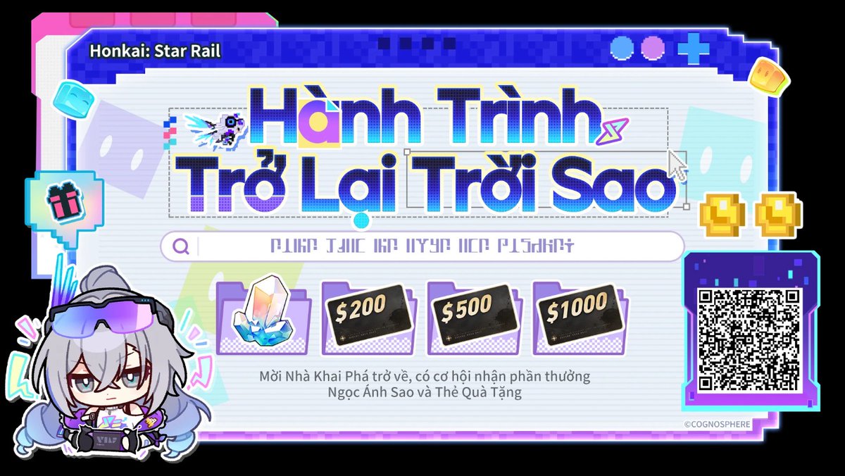 Extraextraexx's tweet photo. Mời Nhà Khai Phá Trở Về liên kết mã mời và đăng nhập game, nhận phần thưởng bất ngờ như Ngọc Ánh Sao, Thẻ Quà Tặng v.v. https://t.co/7HoQsvhMNH