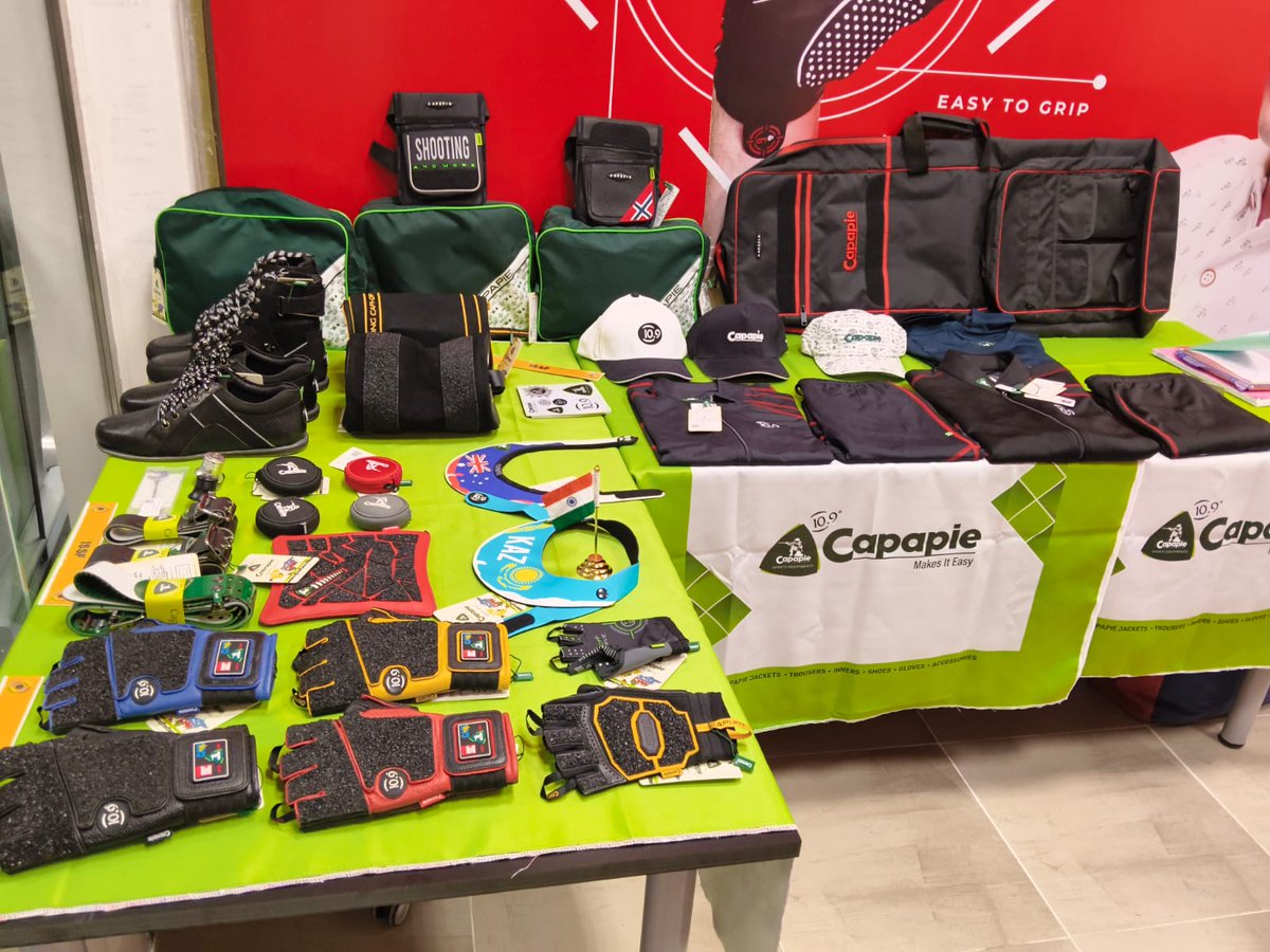 CapapieSports's tweet photo. Proud to be present at the ISSF Junior World Cup in Cairo, Egypt, showcasing our high-performance shooting gear and supporting athletes at the highest level. Experience precision, performance, and innovation with #Capapie โ built for champions! #ShootWithCapapie https://t.co/pGT7bQ2go7