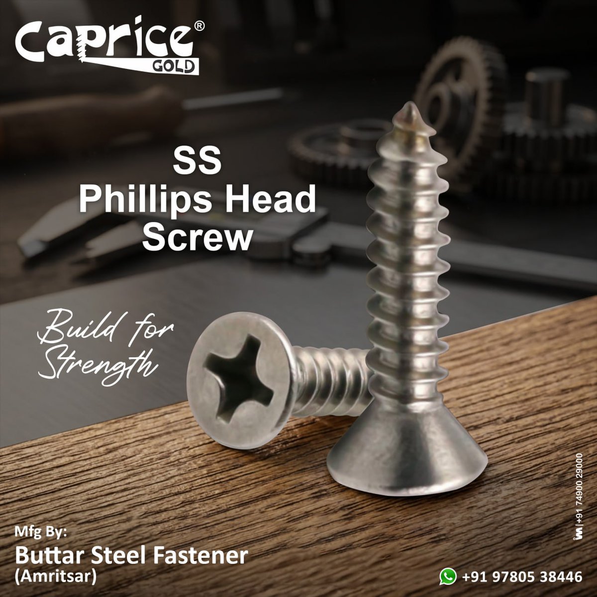 ibais_hardware's tweet photo. BUTTAR STEEL FASTENER - AMRITSAR
📞Mr. Harpreet Singh - +919780538446
📞Mr. Tajinder Singh - +919814510958
📲https://t.co/fhgLO30zvu
.
#StainlessSteelScrew #PhillipsHeadScrew #Fasteners #HardwareTools #IndustrialHardware #ConstructionSupplies #MetalFasteners
.
@ibais_hardware https://t.co/JUCjLTpn42