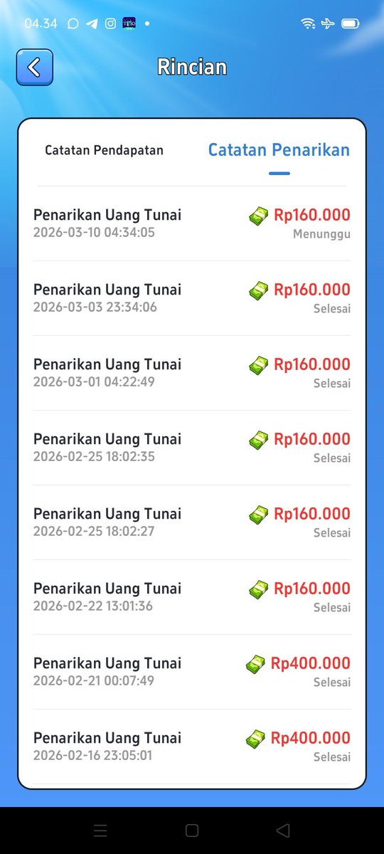 jyujyurendyull's tweet image. Hay guyss... 
Aku ada kerjaan sampingan nih..Lumayan buat jajan 😊
Syarat : rajin,bisa diatur☝️
Hp Andro
tugas kalian? Cuman naikin level game. sesuai arahan aku
Klo sudah sesuai target aku lgsng pay 160ribu  😊 #freelance #zonabu #zonauang #wfh #loker #zonajajan