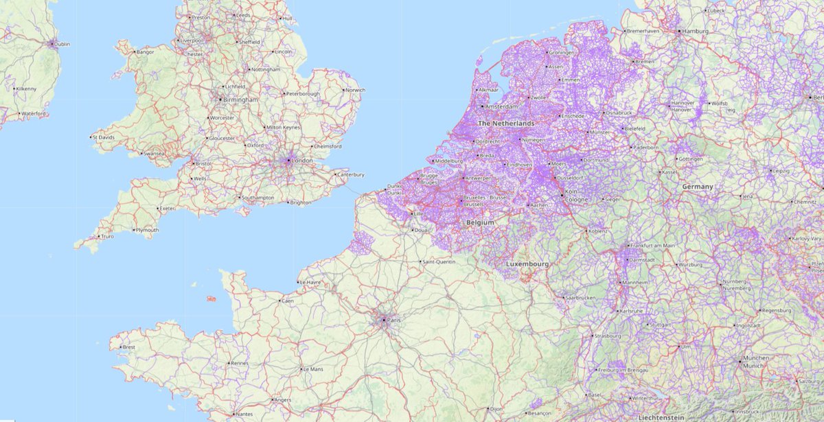 Cycle Paths In The Netherlands &amp; Belgium Compared To Their Neighbours

brilliantmaps.com/cycle-paths-nl…