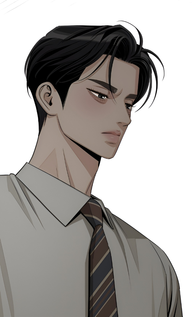 Jellywhooo's tweet image. I absolutely love this drawing of Iseop Tae right here! 🩵 Like... its so beautifully melancholic and yes, don’t even get me started on those fabulous eyelashes! 😍 #Webtoon #IseopsRomance #이섭의연애
