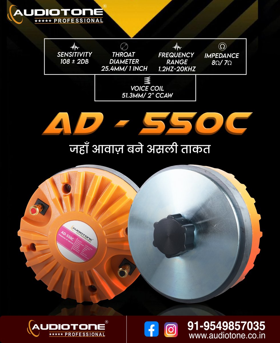 Auditone_Pro's tweet image. Sharp highs. Stable performance. Pure power. 🔊
AD-550C is built for pros who demand clarity in every beat.
👉 Upgrade now

#AD550C #ProAudio #DJGear #SoundSystem #LiveSound #Audiotone #EventSound #AudioPro
