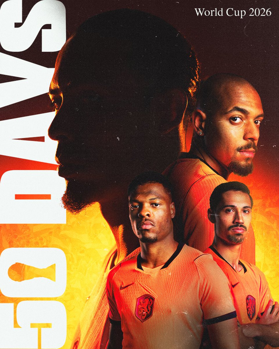 OnsOranje's tweet image. ONLY 𝟓𝟎 𝐃𝐀𝐘𝐒 TO G🫨! 

#NothingLikeOranje #FIFAWorldCup