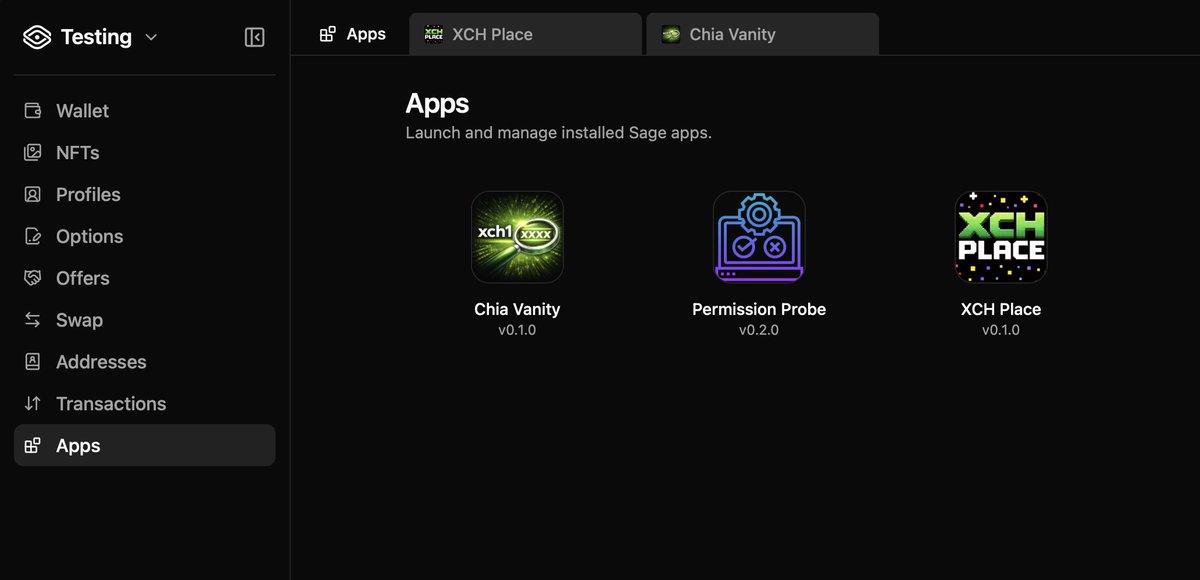 hadamcik's tweet photo. Apps. Inside the wallet.

Coming to @sage_wallet https://t.co/FoWBrzAqWl