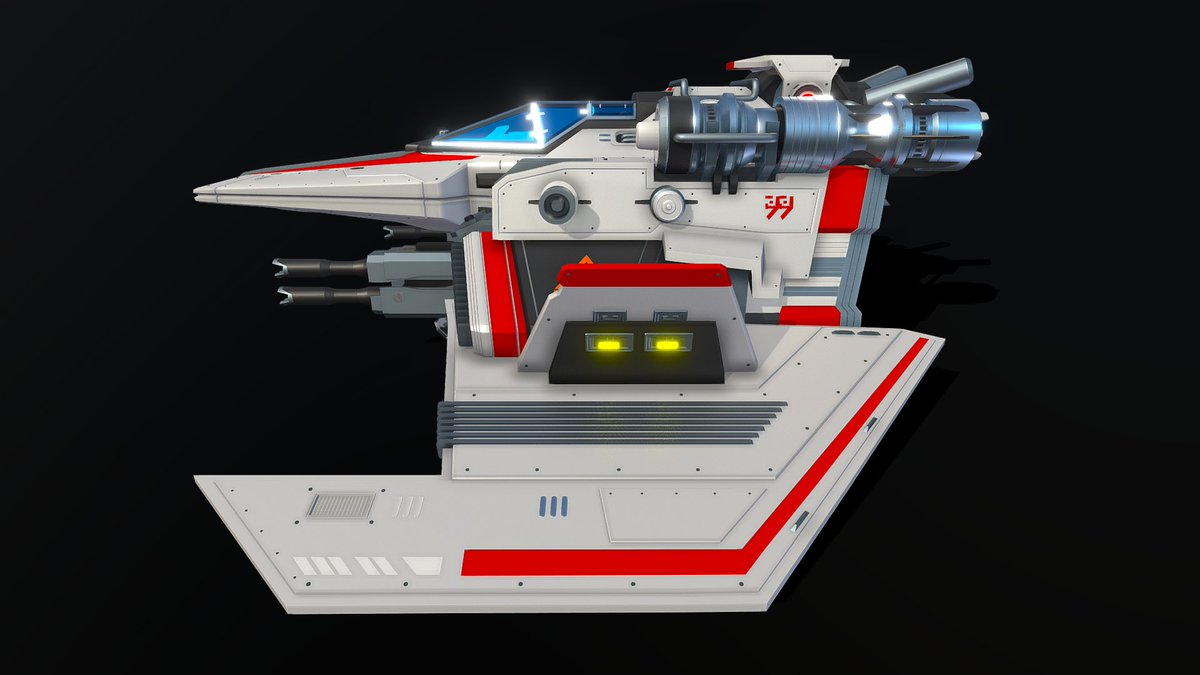 locopixel's tweet photo. Almost two years later, I finally found the time to finish the Utopia speeder.
I hope you like it. You can download it for free from my Sketchfab profile.

Check it out here: https://t.co/7jbbTcbOpx

#NoMansSky #NMS #blender #3D #fanart #SciFi #scifiart https://t.co/LkwNYoq64O