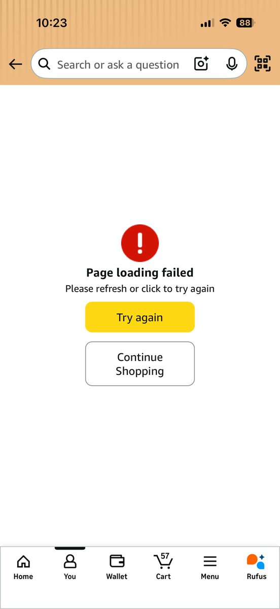 ayushi_sa's tweet photo. @amazonIN no one delivered the order and when i am trying to raise a complaint i am getting this error message since past 1 hr. You don’t take email complaint, no calls and now the Amazon app is also not working. What is this pathetic service? https://t.co/Sv6k7haDEy