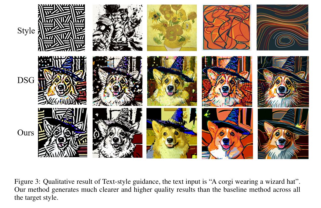 tailin_wu's tweet photo. We also evaluate ABMS on current more advanced flow-matching based models, with Stable Diffusion 3.5 as the generative prior. It shows seamless compatibility with flow-matching training paradigms on text-style guidance tasks, performing well even on these large parameter models. This fully demonstrates the strong generality of our plug-and-play ABMS strategy across different diffusion model frameworks.