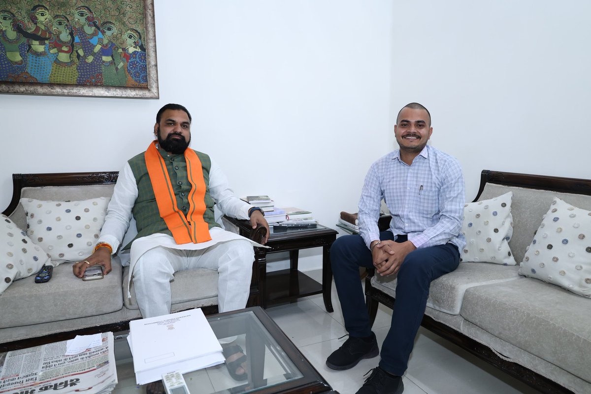 souravreporter2's tweet image. बिहार के मुख्यमंत्री सम्राट चौधरी जी से दिल्ली में मुलाकात हुई!
@samrat4bjp #Bihar