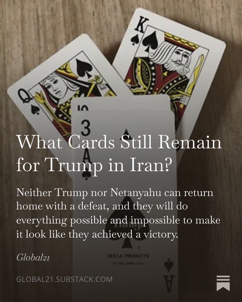What Cards Still Remain for Trump in Iran?

Everything seemed to be going very well for the second round of negotiations between Pakistanis, Americans, and Iranians, until a few days ago, when the IRGC, from what we can tell, expressed strong dissatisfaction with how the process