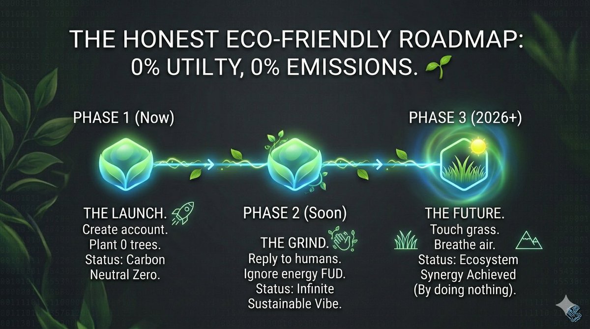 rickogurec's tweet image. Happy Earth Day! 🌍🌱

While other blockchains burn energy to validate transactions, my "0% Utility" project consumes zero electricity. No servers, no mining, no waste. Just pure carbon-neutral vibes.

I’m an environmentalist legend. 😂🔋 #EarthDay #Web3 #GreenCrypto