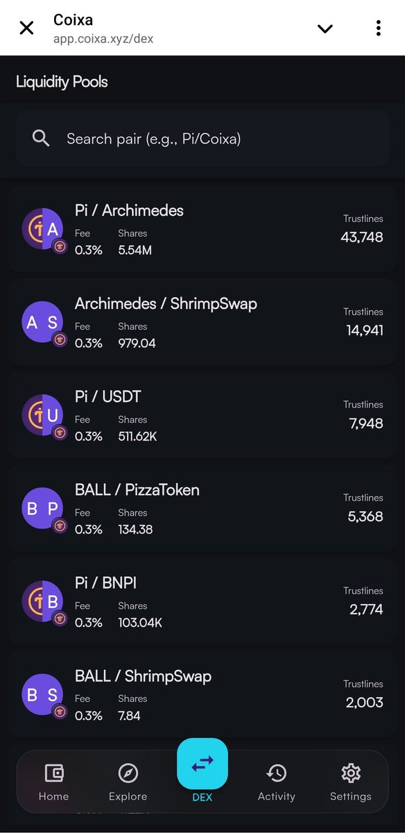 Lp Pool Reward 🚨 Coixa Wallet just leveled up Liquidity Pools are now LIVE — fully ...