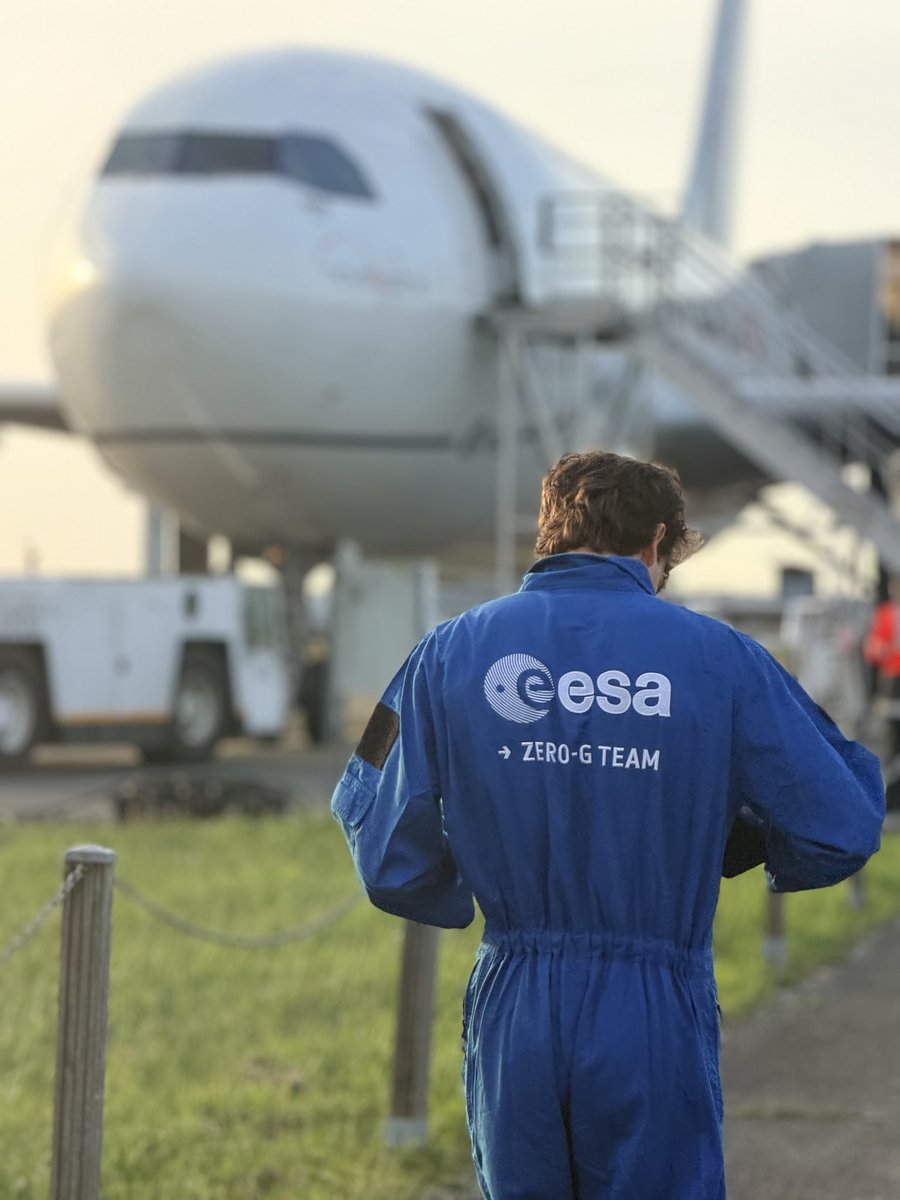 AirZeroG's tweet photo. 🚀 The 91st ESA Parabolic Flight Campaign is underway aboard our Airbus A310 ZERO-G with 10 experiments onboard. #Novespace #AirZeroG #ZeroG @esa @ESA_fr https://t.co/i8yLsjZnR9