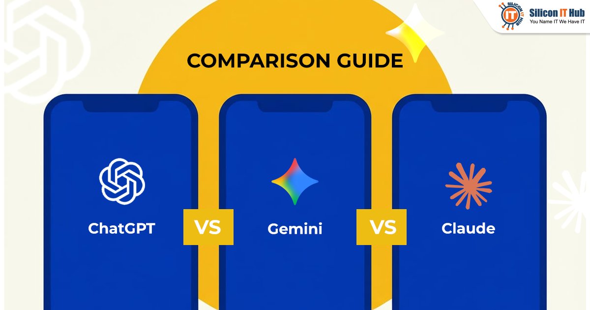 SiliconITHub's tweet image. ChatGPT for versatility, Gemini for Google teams, Claude for high-stakes precision, which AI is actually built for YOUR business? 👇 Find out now! 

bit.ly/3OlEHvc

#artificialintelligence #chatgpttips #Gemini #ClaudeAI #businessgrowth