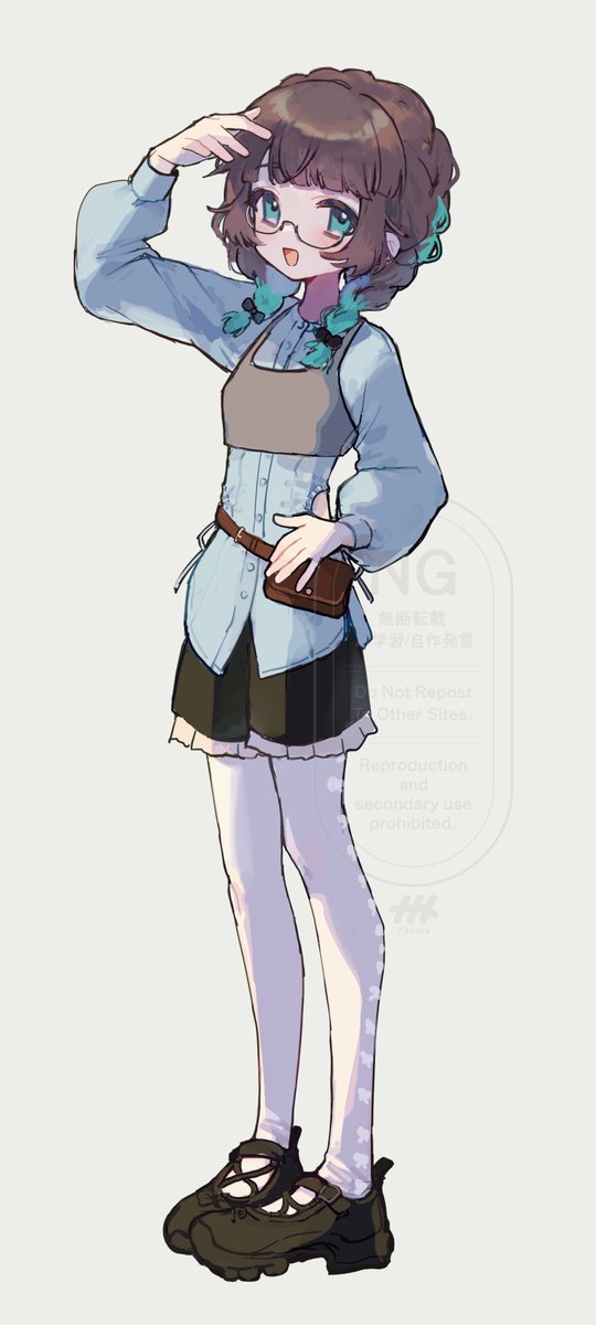 シャツスタイルもかわいいね