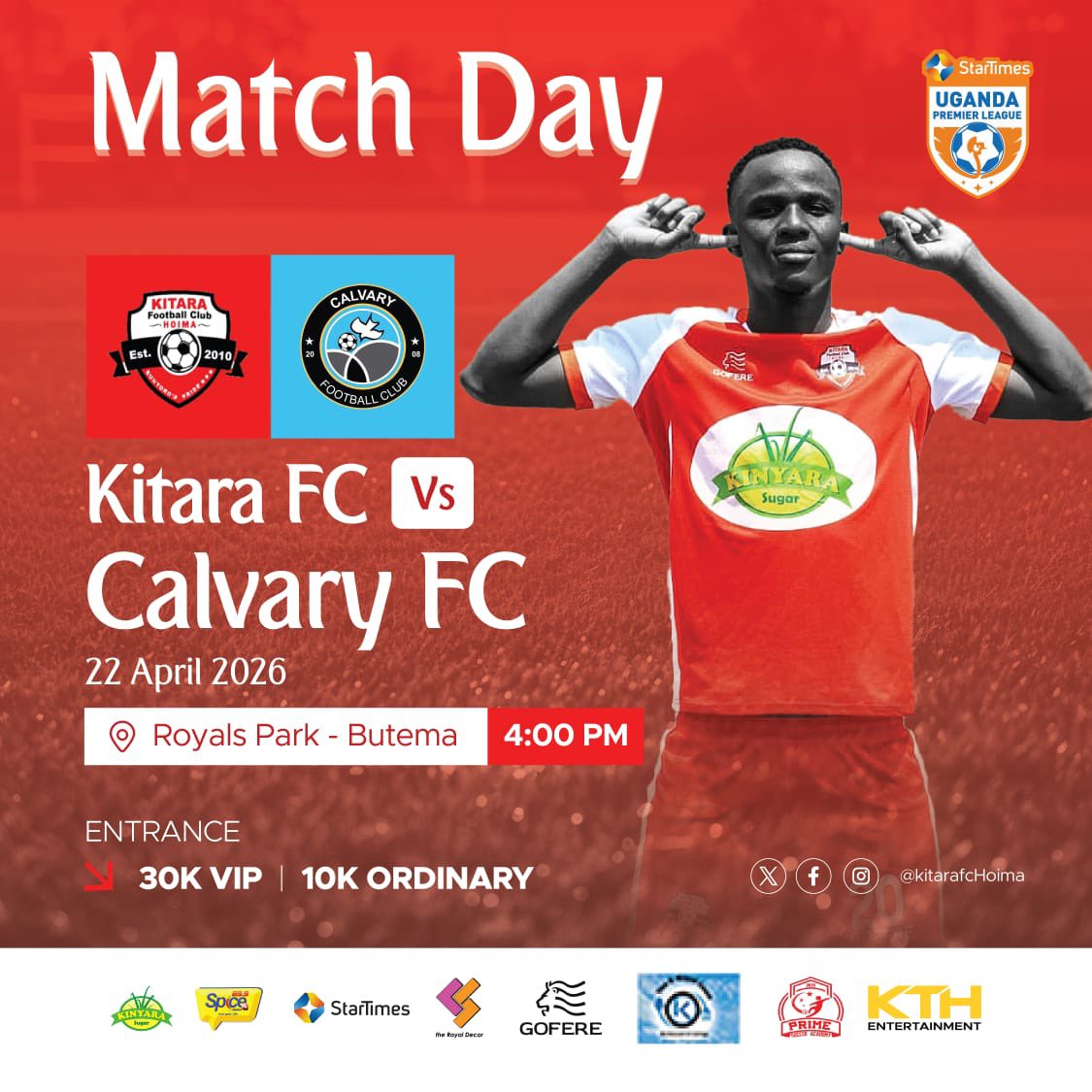 IsmailKasule4's tweet image. Match day at home! 

Come on Royals, we are the Pride of Bunyoro! 

#UPL | #KITCAL