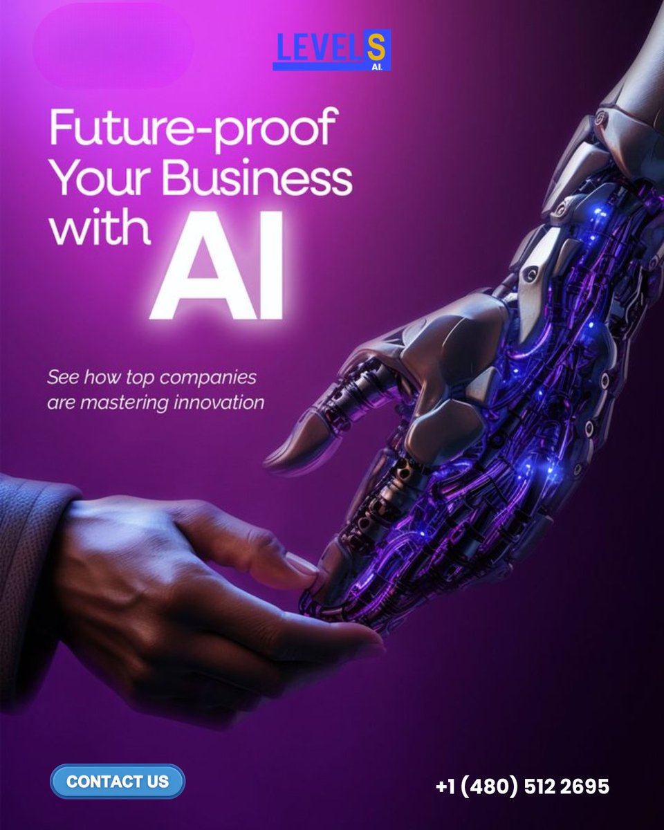 LevelsAicompany's tweet image. Future-proof your business with AI 🚀
Stay ahead of the curve, automate smarter, and unlock limitless growth with cutting-edge AI solutions.

👉 levelsai.com

#ai #artificialintelligence #businessgrowth #automation #futuretech #levelsai