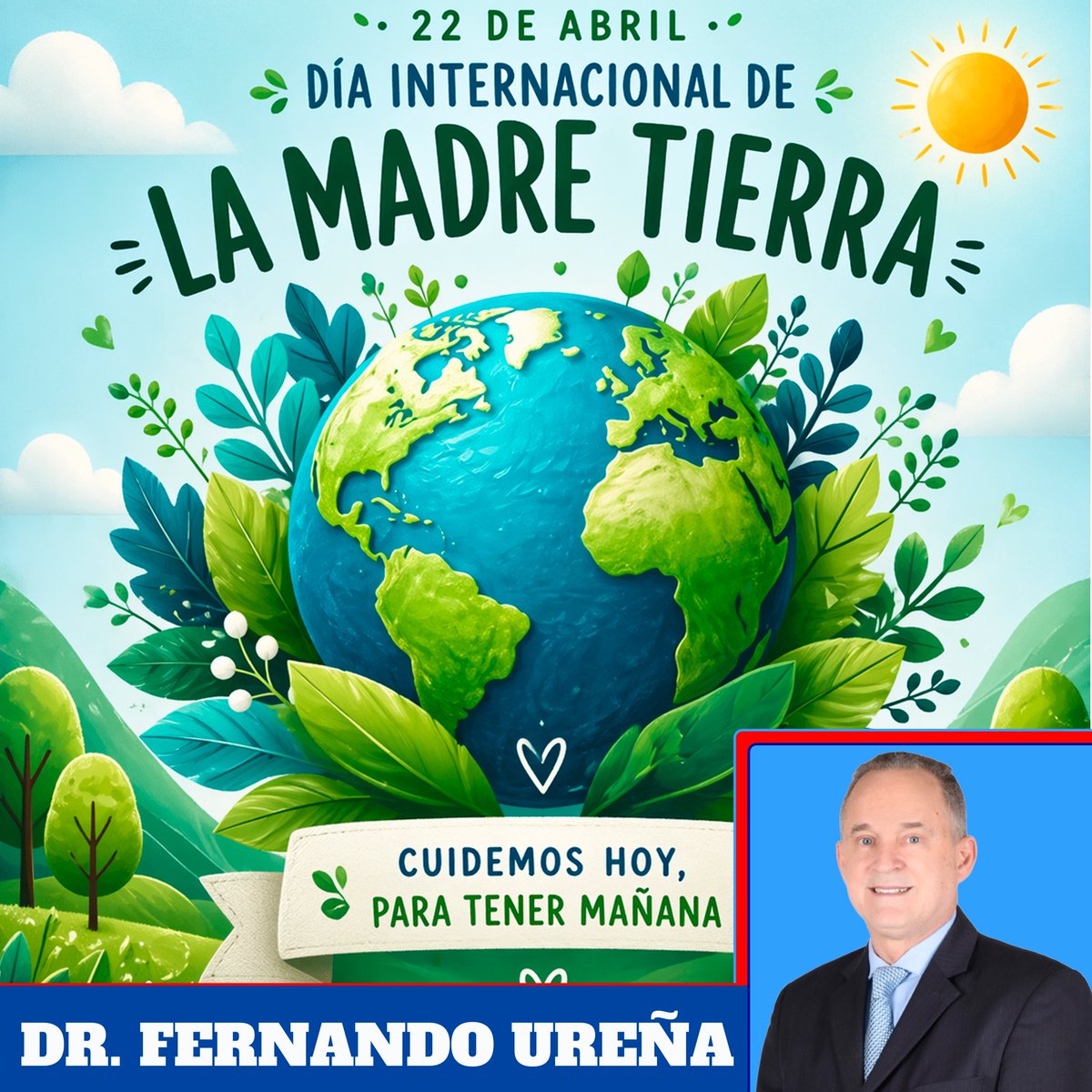 Hoy celebramos el Día Internacional de la Madre Tierra, recordando que cuidar el planeta es proteger la vida, el futuro y a las próximas generaciones. Cada acción cuenta: sembrar, reciclar, ahorrar agua y reducir residuos. 🌎💚 #DíaDeLaMadreTierra #EarthDay #CuidemosElPlaneta