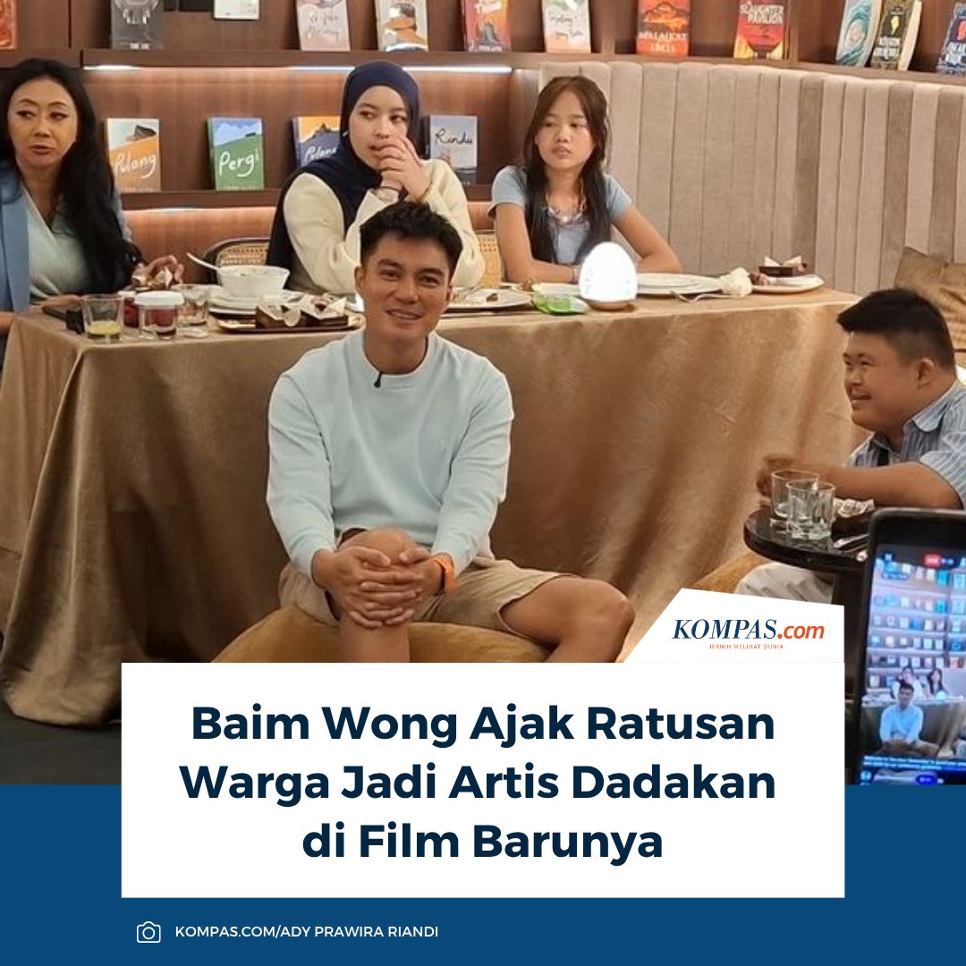 kompascom's tweet photo. Sutradara Baim Wong mengajak orang-orang yang sedang berlalu-lalang dari berbagai profesi menjadi cameo di film terbarunya, Semua Akan Baik-baik Saja.

👉🏻Baca selengkapnya https://t.co/Gm1bumByfN

~AM #BaimWong #SemuaAkanBaikbaikSaja #Cameo https://t.co/1zOf2On6jQ