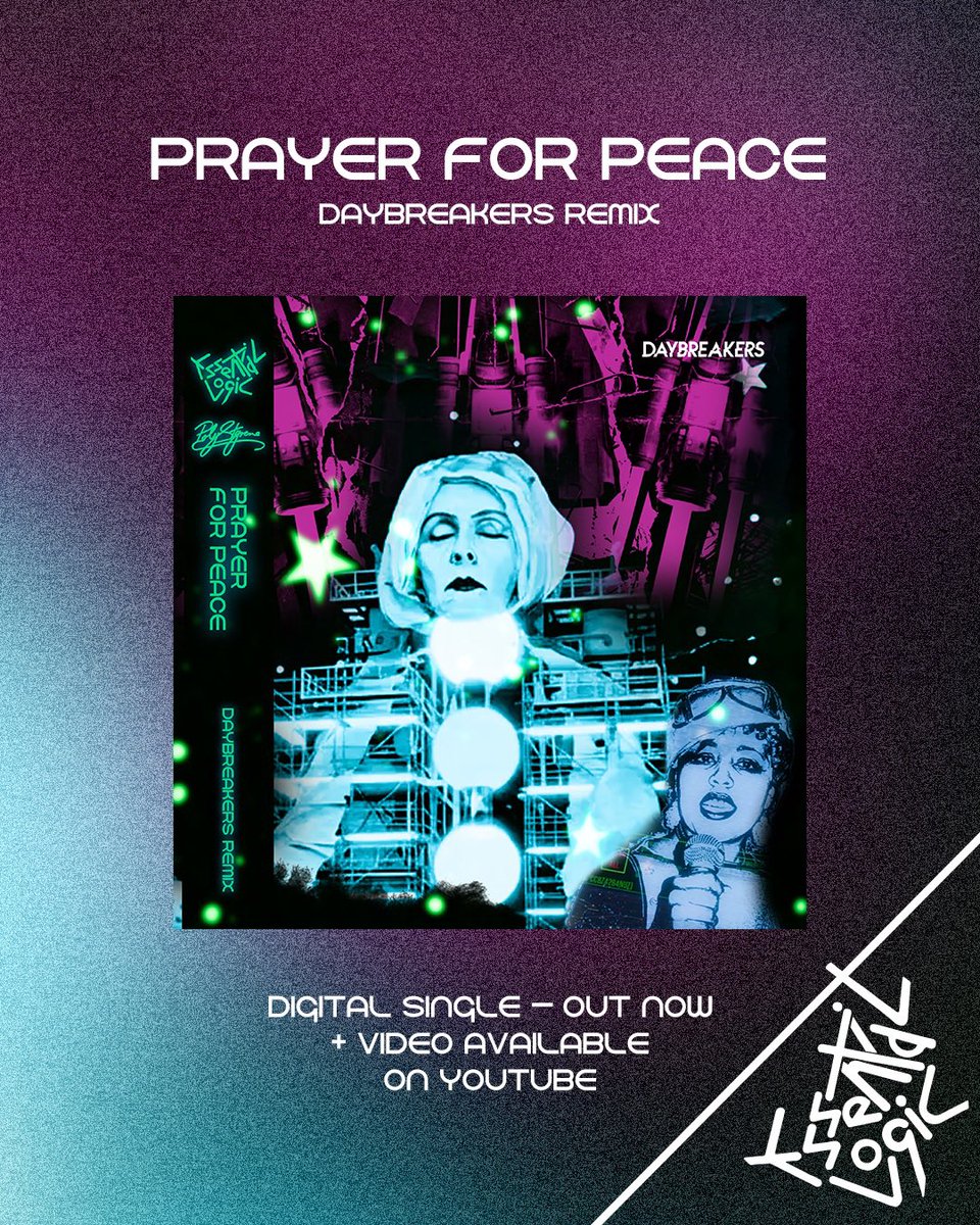 logic_essential's tweet photo. Essential Logic &amp; Poly Styrene • Prayer For Peace (Daybreakers Remix x John Disco Edit) 🪩 
.
Thrilled to be presenting this unique remix of ‘Prayer for Peace’ on Earth Day! 🌎🕊️ 
.
🎧 https://t.co/jaGxAcOB4e
.
#essentiallogic #polystyrene #daybreakers #johndisco #earthday https://t.co/B4qotPHI9N