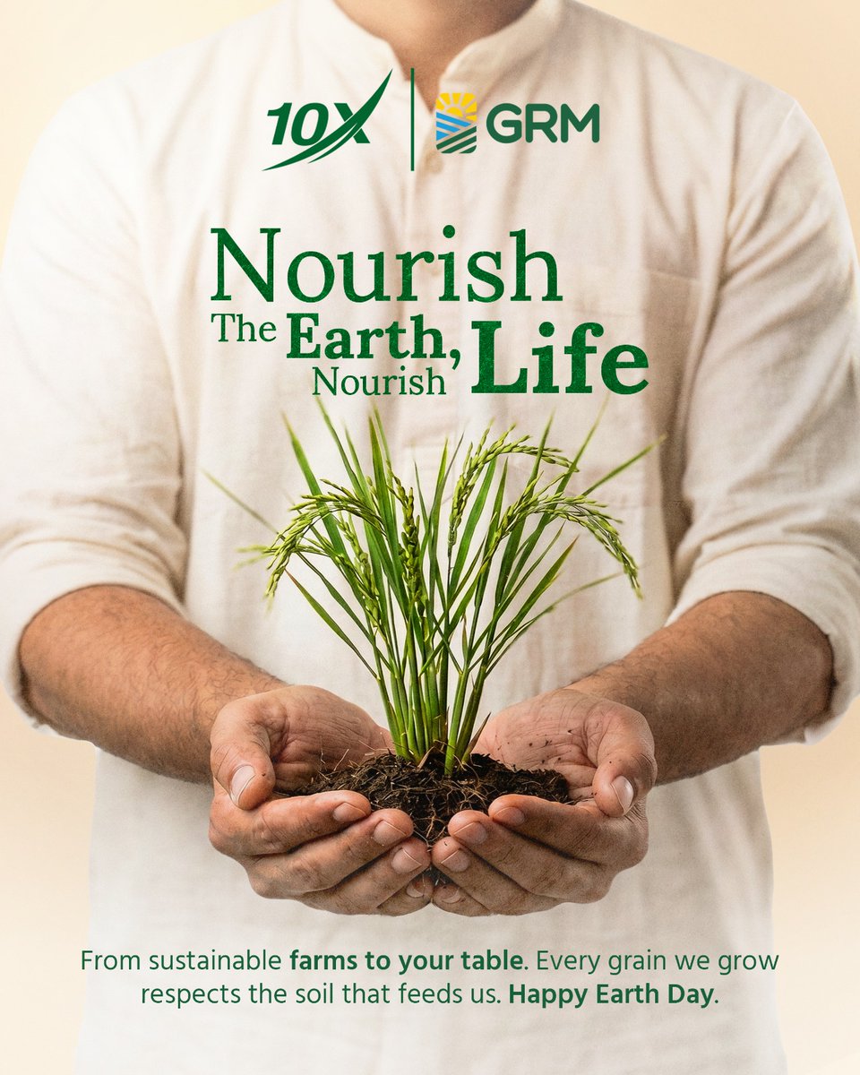 Sustainability is at the core of everything we do. 🌱
From responsible farming to quality grains, we’re committed to protecting the soil that sustains us.

This #EarthDay, we reaffirm our promise to a sustainable future. 🌍

Nourish the Earth. Nourish Life.

#WorldEarthDay