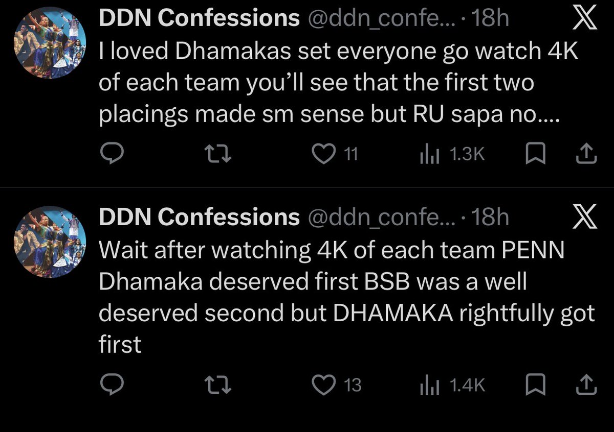 DDN Confessions tweet media