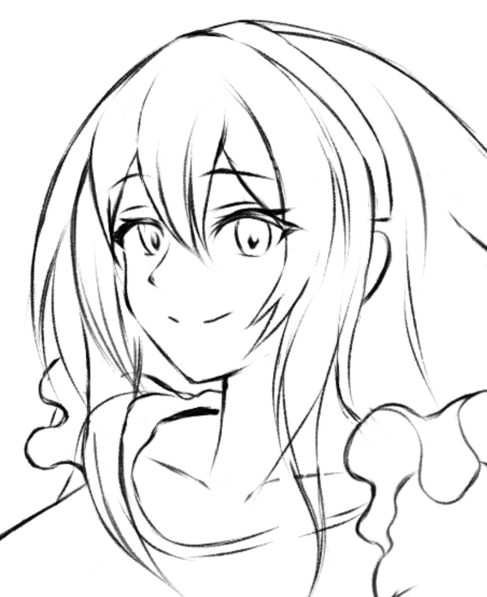 そんなこんなで今日予定が無くなってしまったのでイラスト描く。

この2日間朝方まで何十回と顔を描き直し続けてやっと良くなってきた気がする…1枚目が最新