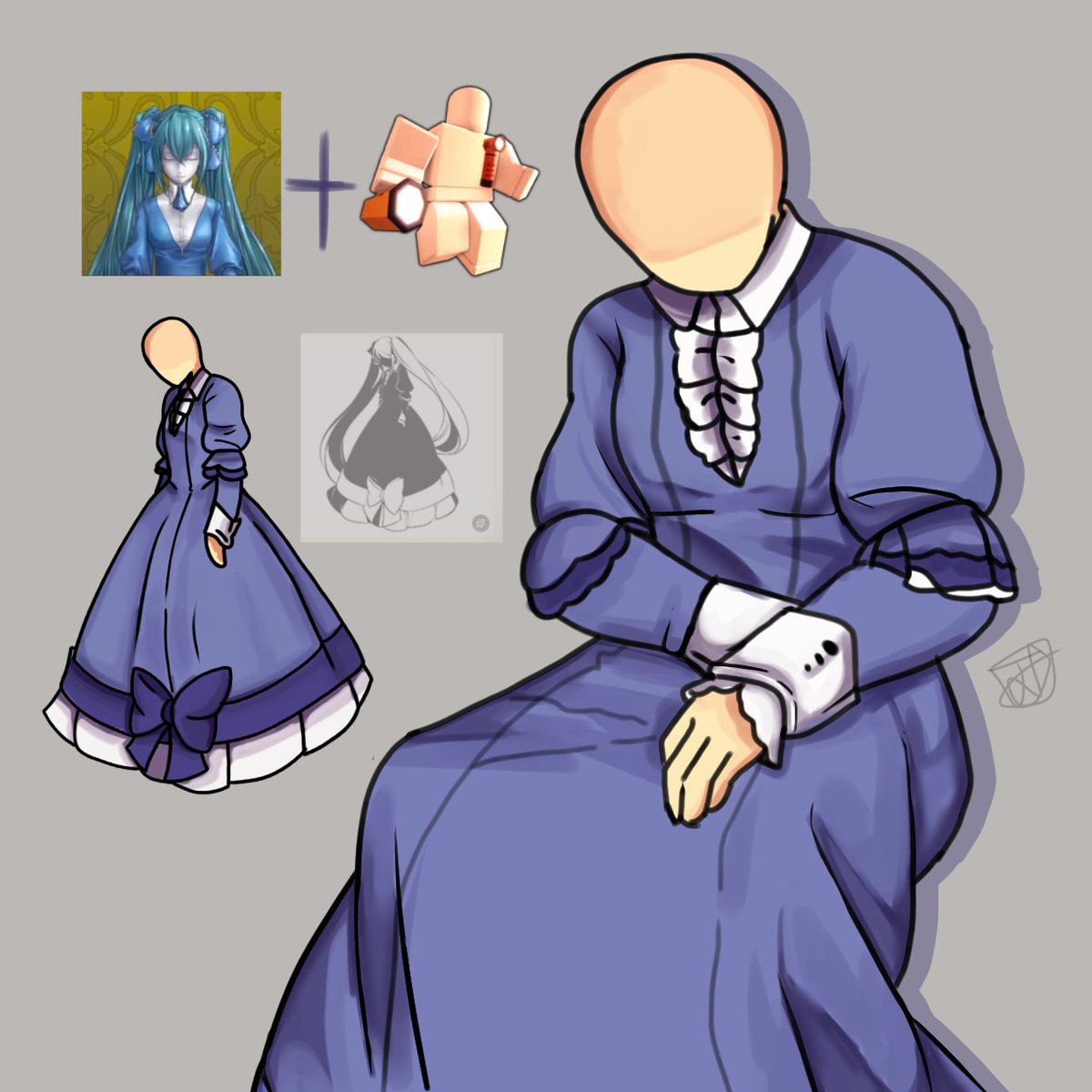 Jasu_Daka's tweet image. The blank doors player model but it’s the clockworker’s doll because I loooove evillious chronicles

#doors #doorsroblox #robloxdoors