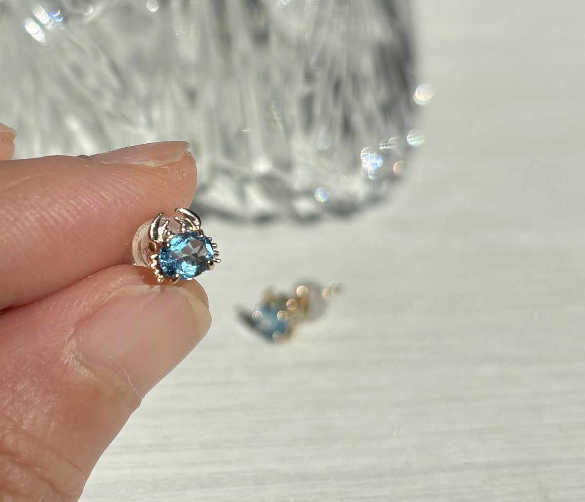 petitejoie0214's tweet image. 少し暑くなってきたので今日の耳元はカニちゃん🦀
#L&amp;amp;Co. さんの
鮮やかブルートパーズ&amp;amp;ダブルピースがめちゃくちゃ可愛い…！