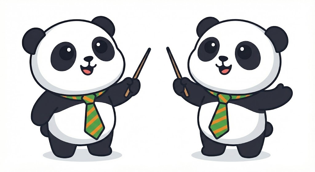 ad_corp's tweet image. チャッピーを開くと「画像生成が大幅に強化されました！」との案内が出ていたので、公式キャラクターのアドパンダを使ってさっそく試してみる。

だからなんだと言われると良くわからないけど、なんかすごいｗ

#AI #ChatGPT #新しいもの好き