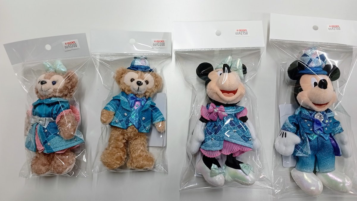 入荷情報】 『＃ディズニー』 ディズニーシー25周年 ぬいぐるみバッジ