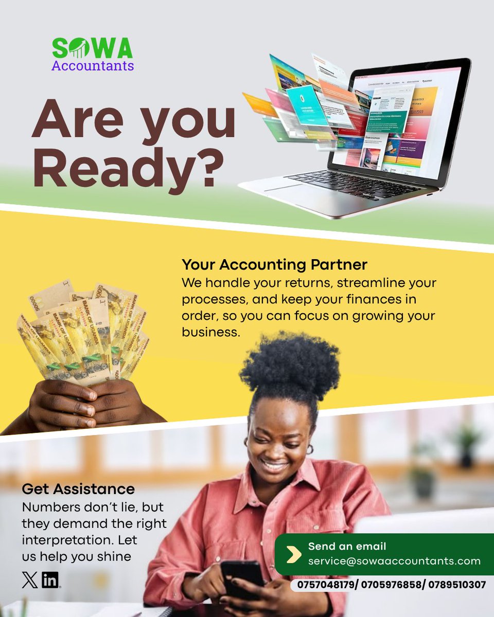 sowaaccountants's tweet image. Numbers don’t lie but they need the right interpreter.

SOWA Accountants helps you file smarter, automate faster, and stay compliant without the stress. 

Focus on growth, we handle the numbers.

Give us a call today.

#SOWAAccountants #SmartFinance #BusinessGrowth #TaxMadeSimple